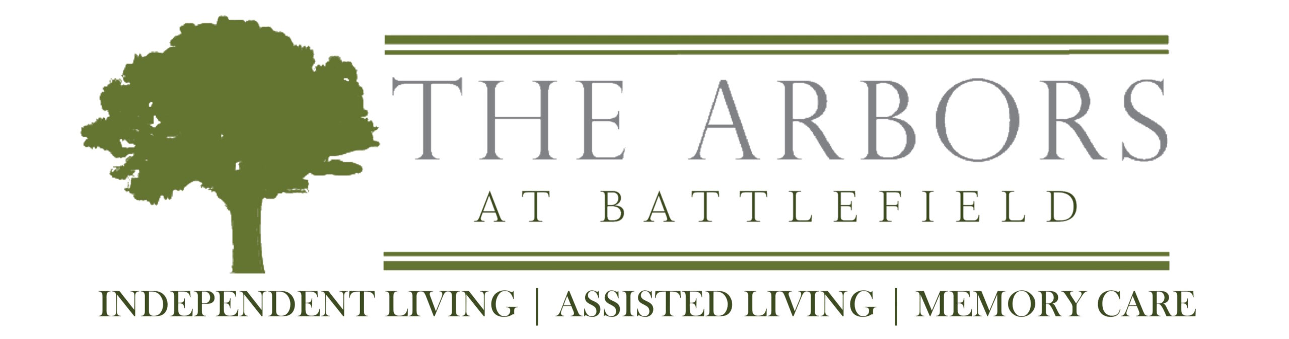 Combined Logo for the Arbors at Battlefield